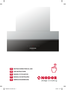 Manual de uso Nodor NorBreeze CROWN 90 NO DRIP SS Campana extractora