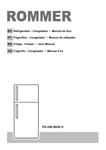 Manual Rommer FE 356 INOX-V Fridge-Freezer