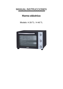 Manual de uso Rommer H 28 TL Horno