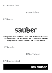 Bruksanvisning Sauber SERIE3-200WV Kyl-frys