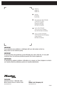 Manual de uso SentrySafe STW205GYCML Caja fuerte