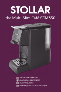 Rokasgrāmata Stollar SEM350 Multi Slim Café Kafijas automāts