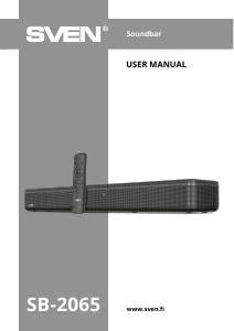 Manual Sven SB-2065 Home Theater System