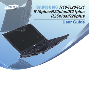 Manual Samsung R21 Laptop