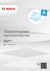 Kasutusjuhend Bosch TIE20119 Espressomasin