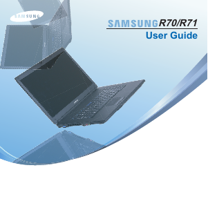 Bruksanvisning Samsung R71 Bärbar dator