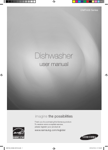 Manual Samsung DMT400RHB Dishwasher
