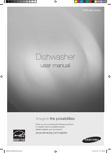 Manual Samsung DMT400RHW Dishwasher