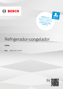 Manual de uso Bosch KGP86AXB0N Frigorífico combinado