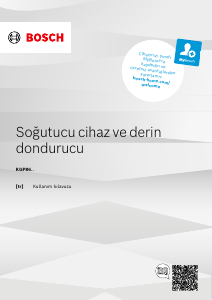 Kullanım kılavuzu Bosch KGP86AXB0N Donduruculu buzdolabı