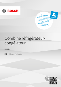 Mode d’emploi Bosch KGP86FIC0N Réfrigérateur combiné