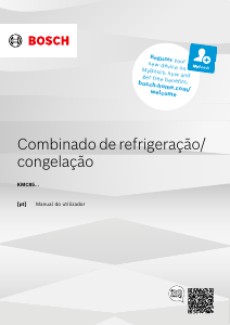 Manual Bosch KMC85LBEA Frigorífico combinado