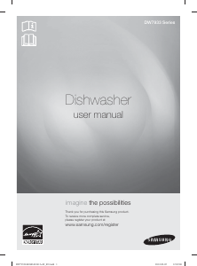 Manual Samsung DW7933LRABB Dishwasher