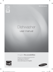 Manual Samsung DW7933LRASR Dishwasher