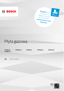 Instrukcja Bosch PCP6A5I90 Płyta do zabudowy