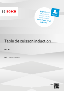 Mode d’emploi Bosch PIE895HC1E Table de cuisson