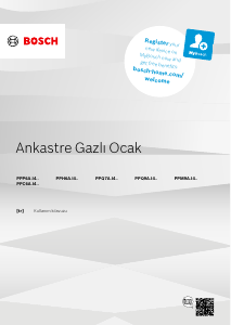 Kullanım kılavuzu Bosch PPM9A6I40 Ocak