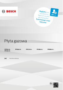 Instrukcja Bosch PPP6A6I40 Płyta do zabudowy