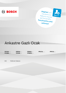 Kullanım kılavuzu Bosch PPP6A9B20 Ocak