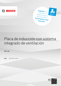 Manual de uso Bosch PVS811B16E Placa