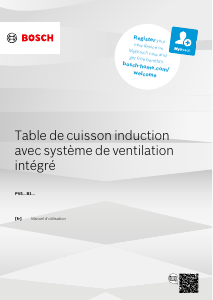 Mode d’emploi Bosch PVS895B16E Table de cuisson