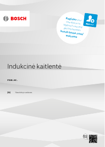 Vadovas Bosch PXV831HC1E Kaitlentė