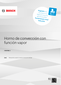 Manual de uso Bosch CSG7361B1 Horno
