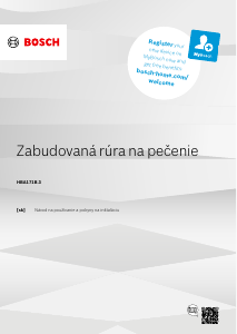Návod Bosch HBA171BS3F Rúra