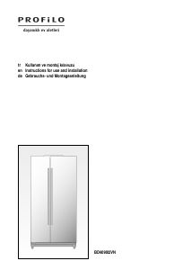 Manual Profilo BD4090I2VN Fridge-Freezer