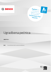 Priručnik Bosch HBG7721B1 Pećnica