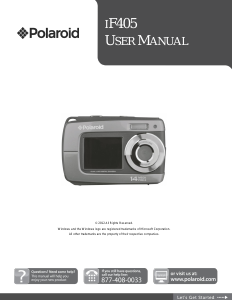 Manual Polaroid IF405 Digital Camera