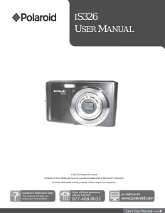 Manual Polaroid IS326 Digital Camera