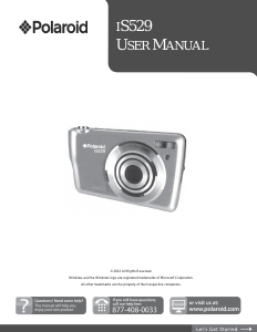 Manual Polaroid IS529 Digital Camera