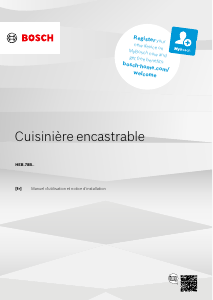 Mode d’emploi Bosch HEB578BB3 Cuisinière