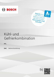 Bedienungsanleitung Bosch KTL15NWEB Kühlschrank