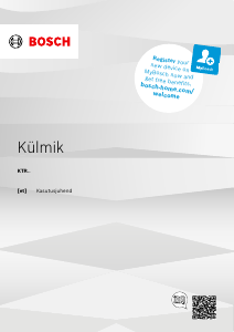 Kasutusjuhend Bosch KTR15NWEB Külmik