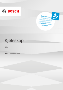 Bruksanvisning Bosch KTR15NWEB Kjøleskap
