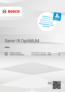 Manuál Bosch MUM9A66R00 OptiMum Stolní mixér