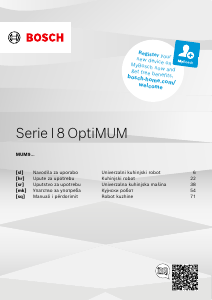Прирачник Bosch MUM9B34S27 OptiMum Кујнски миксер со сад