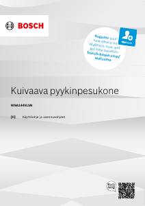 Käyttöohje Bosch WNA144VLSN Kuivaava pesukone