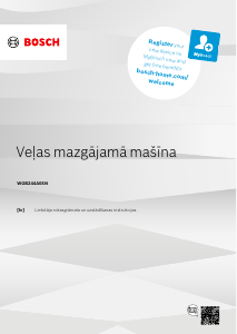 Rokasgrāmata Bosch WGB244A0SN Veļas mašīna