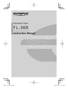 Handleiding Olympus FL-36R Flitser