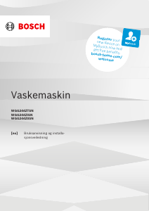 Bruksanvisning Bosch WGG244Z0SN Vaskemaskin