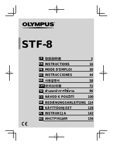 Käyttöohje Olympus STF-8 Salamalaite