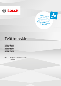 Bruksanvisning Bosch WGG254ZCSN Tvättmaskin