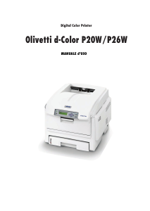 Manuale Olivetti d-Color P20W Stampante