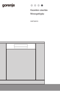 Használati útmutató Gorenje GI673A91X Mosogatógép