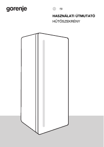 Használati útmutató Gorenje R619EAW6 Hűtőszekrény