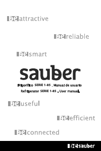 Manual de uso Sauber SERIE1-85F Refrigerador