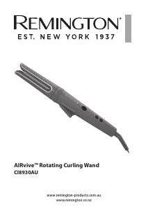 Handleiding Remington CI8930 AIRvive Krultang